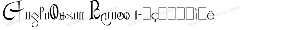 AngloSaxon Runes 1字体转换